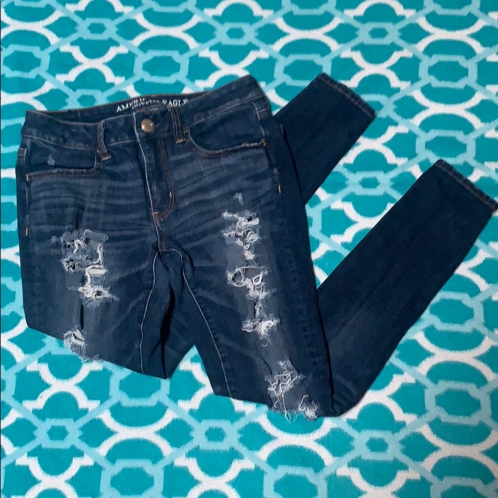 American Eagle Ripped Jeggings